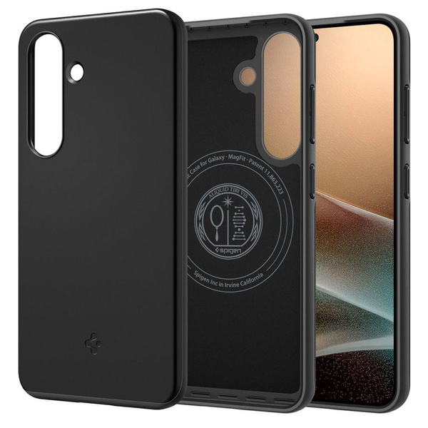 Etui Spigen Thin Fit Mag na Samsung Galaxy S25 - czarne