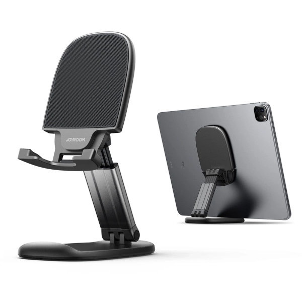 JOYROOM JR-ZS371 FOLDABLE STAND FOR TABLET PHONE WITH HEIGHT ADJUSTMENT - BLACK