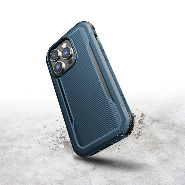 RAPTIC X-DORIA FORT CASE IPHONE 14 PRO WITH MAGSAFE ARMORED BLUE COVER