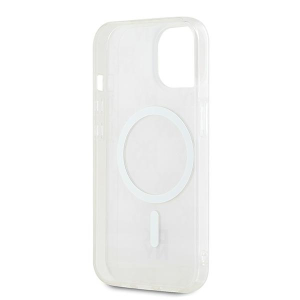 DKNY DKHMP15SHCPTSP iPhone 15 / 14 / 136.1" różowy/pink hardcase IML Checkered Mono Pattern & Printed Stripes MagSafe