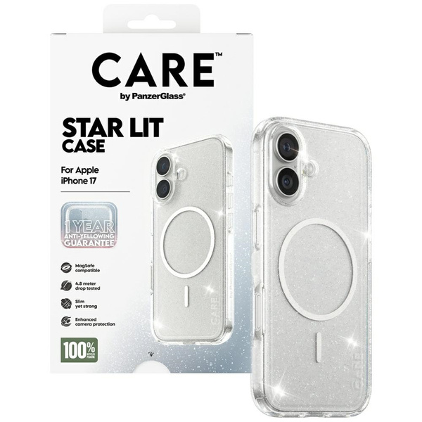 Etui CARE by PanzerGlass Flagship Urban  Explorer w. White MagSafe do iPhone 17 Star Lit