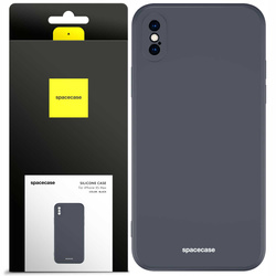 Spacecase Etui Silicone Case iPhone XS Max black