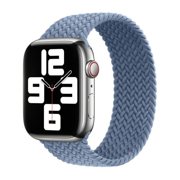 APPLE BRAIDED STRAP SOLO MPC13ZM/A 44/45/46/49MM SLATE BLUE SIZE 5ORIGINAL SEAL