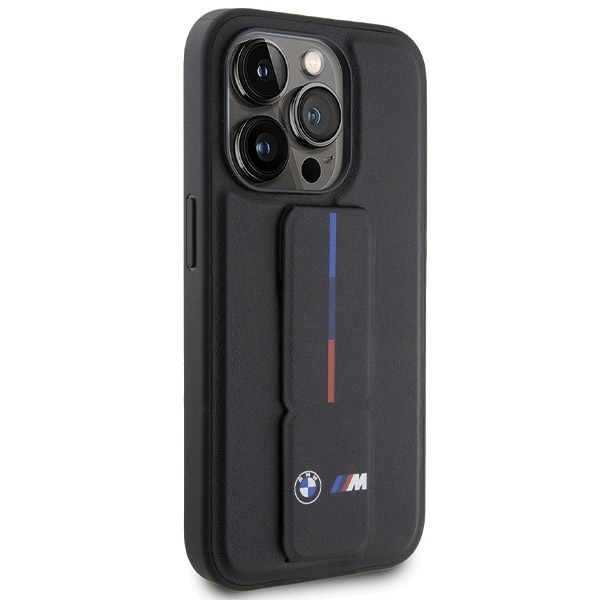 Etui BMW Grip Hot Stamp na iPhone 15 Pro - czarne
