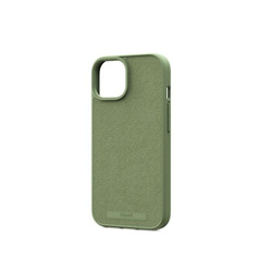 Njord byELEMENTS Suede Etui zamszowe do iPhone 15 Plus z MagSafe - Oliwkowe
