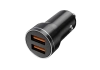 JELLICO ładowarka samochodowa F2S 3.1A 18W 2xUSB Czarny