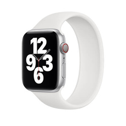 Apple Opaska  APPLE WATCH 3H875ZM/A SOLO LOOP 44/45/46/49MM SIZE 8 WHITE ORYGINALNA PLOMBA