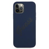 Guess GUHCP12LLSVSBL iPhone 12 Pro Max6,7" niebieski/blue hardcase Script Vintage