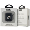 Karl Lagerfeld KLA2PGKCPK AirPods 1/2 cover czarny/black Monogram Karl & Choupette Head