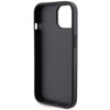 Etui Ferrari Grip Stand Metal Logo na iPhone 15 - czarne