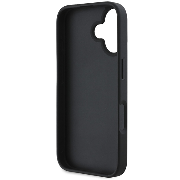 DKNY DKHCP16SPCPTSSK iPhone 16 6.1"6.1" czarny/black hardcase Checkered Pattern & Printed Stripes