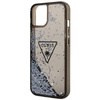 Guess GUHCP14SLFCTPK iPhone 14 / 15 / 13 6.1" czarny/black hardcase Liquid Glitter Palm Collection