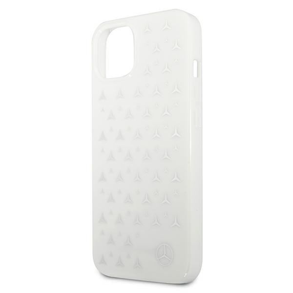 Mercedes MEHCP13SESPWH iPhone 13 mini 5,4" biały/white hardcase Silver Stars Pattern