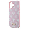 Guess GUHMP16SPGPYSP iPhone 16 6.1" różowy/pink hardcase Peony Script MagSafe
