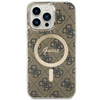 Guess GUHMP14XH4STW iPhone 14 Pro Max6.7" brązowy/brown hardcase 4G MagSafe