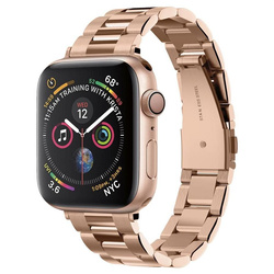Pasek Spigen Modern Fit Band na Apple Watch 4/5/6/7/8/SE (38/40/41 mm) - różowo-złoty