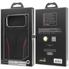 Etui Audi R8 Genuine Leather MagSafe do  iPhone 17 Pro Max czarno-czerwony