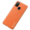 Dux Ducis Yolo elegant case made of soft TPU and PU leather for Samsung Galaxy M30s orange