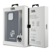 Etui Karl Lagerfeld Crossbody Saffiano Metal Pin Karl&Choupette na iPhone 15 Pro Max - czarne