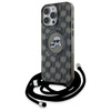 Karl Lagerfeld KLHMP16XHCKCKLCK iPhone    16 Pro Max 6.9" czarny/black hardcase IML Crossbody Monogram Karl & Choupette Head MagSafe