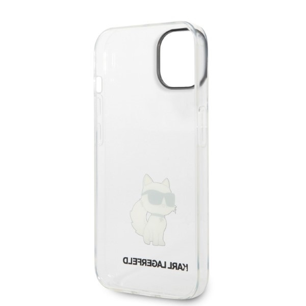 Etui Karl Lagerfeld Ikonik Choupette na iPhone 14 Plus - przezroczyste