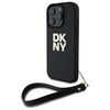DKNY DKHCP16XPBSWSK iPhone 16 Pro Max    6.9" czarny/black hardcase Wrist Strap Stock Logo