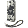 Etui Guess Palm Trees Triangle Pearl     Strap MagSafe do iPhone 16 czarny