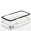 CLEAR 3IN1 CASE FOR IPHONE 11 PRO MAX CASE GEL COVER WITH FRAME BLACK