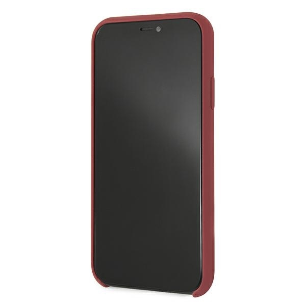 Etui Mercedes Silicone Line na iPhone Xr - czerwone