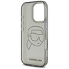 Etui Karl Lagerfeld IML Rhinestones Karl  Head do iPhone 16 Pro czarny