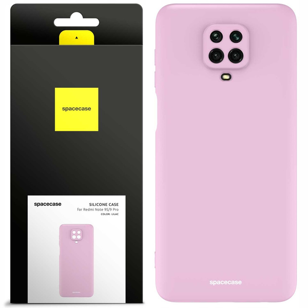 Spacecase Etui Silicone Case Redmi Note 9S/9 Pro lilac