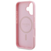 Guess GUHMP16SPGPYSP iPhone 16 6.1" różowy/pink hardcase Peony Script MagSafe