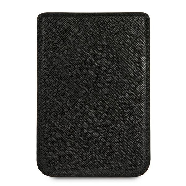 Guess Wallet Card Slot GUWMSSASLBKMagSafe Saffiano czarny/black