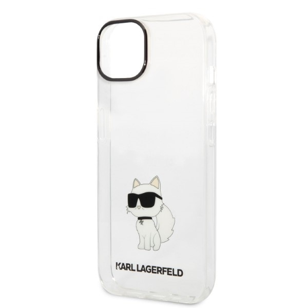 Etui Karl Lagerfeld Ikonik Choupette na iPhone 14 Plus - przezroczyste