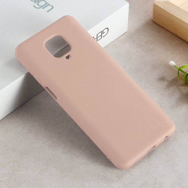 ETUI SILICONE CASE XIAOMI REDMI NOTE 9S JASNORÓŻOWY