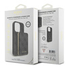 Zestaw Guess GUBPM5P14L4GEMGK iPhone14 Pro 6.1" hardcase + Powerbank 5000mAh MagSafe czarny/black 4G Metal Logo