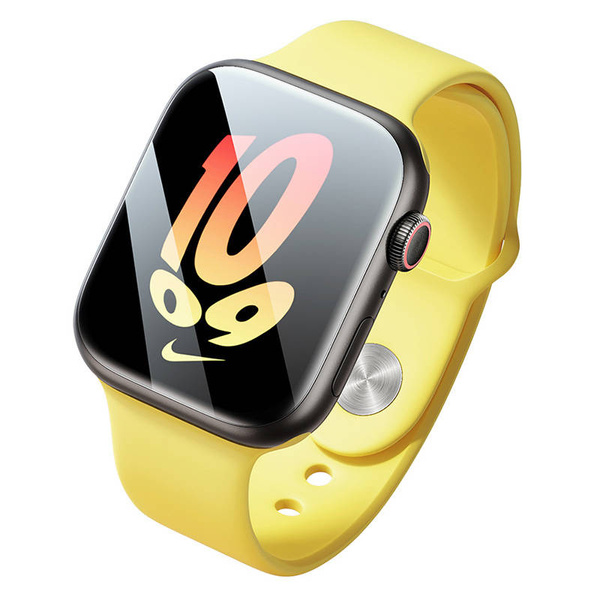 Set of 2x Baseus NanoCrystal protective foil for Apple Watch 7/8/9 41mm + mounting kit - transparent