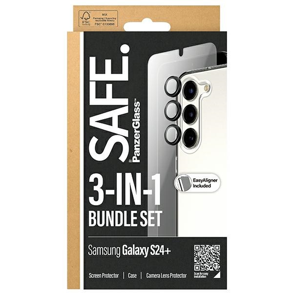 SAFE by PanzerGlass Sam S24+ S926 Bundle 3in1 Hardcase + Screen Protector + Camera Lens BSAFE95673