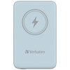 Verbatim Powerbank indukcyjny `n` Go 15W10000mAh Wireless Magnetic niebieski/blue 32247