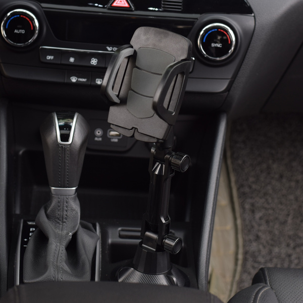 SMARTPHONE CAR HOLDER FOR CUP HOLDER BLACK