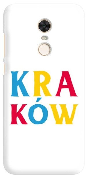 FUNNY CASE ETUI NADRUK KRAKÓW NAPIS XIAOMI REDMI 5