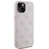 Guess GUHCP15SG4GFPI iPhone 15 / 14 / 136.1" różowy/pink hard case 4G Metal Gold Logo