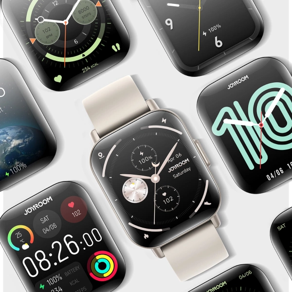 Joyroom Fit-Life JR-FT3S smartwatch with call answering function - titanium color