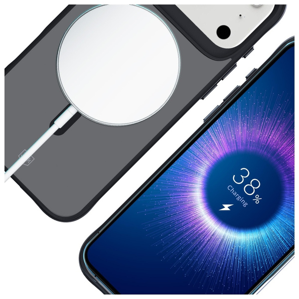 Etui 3MK Smoke MagCase do Apple iPhone   17 Pro