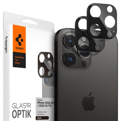Osłona aparatu Spigen Optik.tR Camera Protector na iPhone 14 Pro / Pro Max / 15 Pro / Pro Max  / 16 Pro / Pro Max- czarna 2 szt.