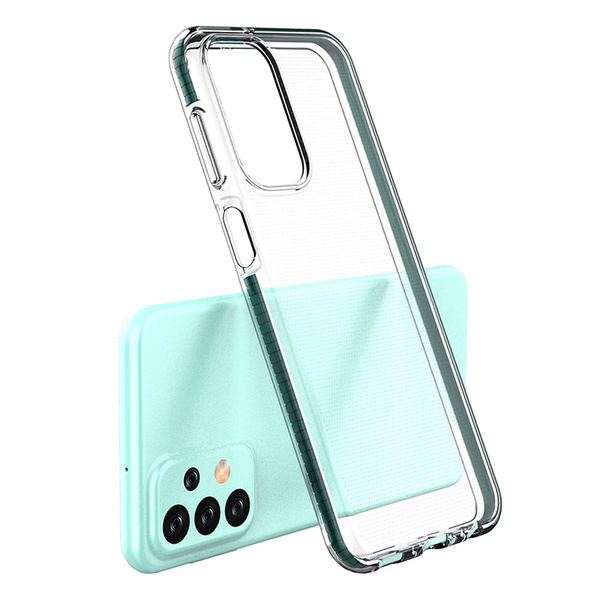 Spring Case etui Samsung Galaxy A23 silikonowy pokrowiec z ramką czarne