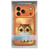 Etui Nimmy Big Eyed Pet 2.0 Cat do iPhone 17 Pro Max pomarańczowy