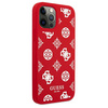 Guess GUHCP12LLSPEWRE iPhone 12 Pro Max6,7" czerwony/red hard case Peony Collection
