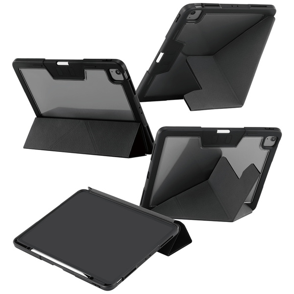 Etui Care by PanzerGlass Y fold do iPad  Air 13" (2024/2025) czarny