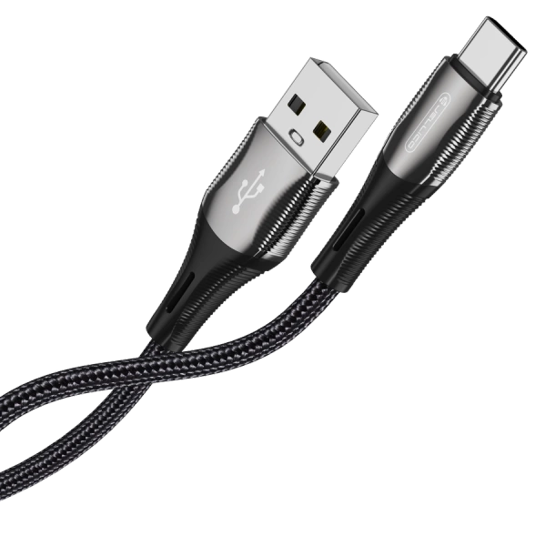 JELLICO kabel B18 USB-C 3.1A 1M Czarny